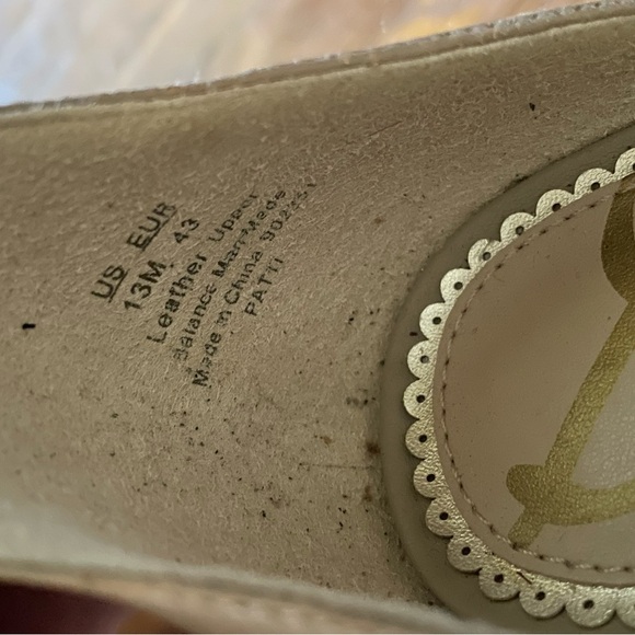 Sam Edelman Patti Heels Open Toe Nude Ivory Leather Shoes Size 13 - Picture 6 of 6